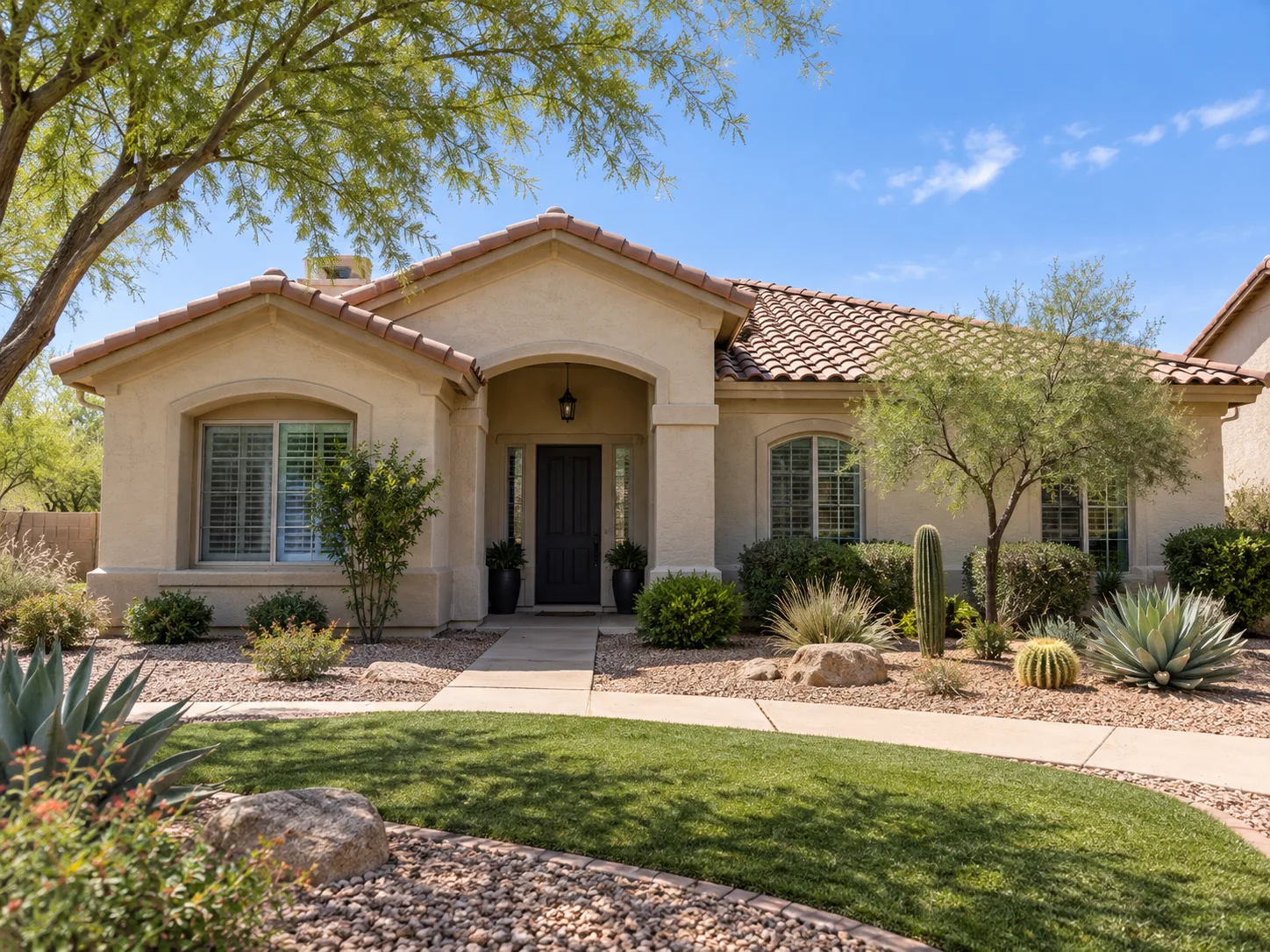 Representative Southwestern recovery-housing exterior in Arizona